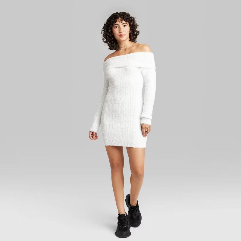 Women's Long Sleeve Mini Sweater Dress - Wild Fable™ | Target