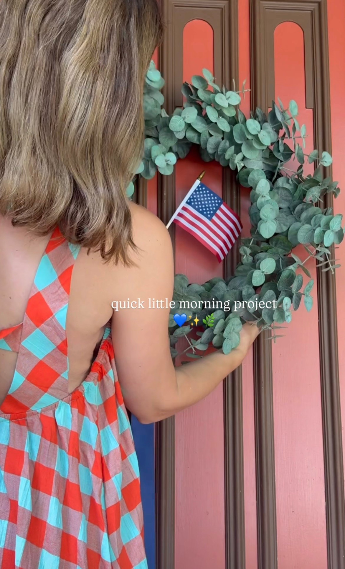 simple 4th of July wreath idea 💙

#LTKSeasonal #LTKFindsUnder100 #LTKSummerEdit