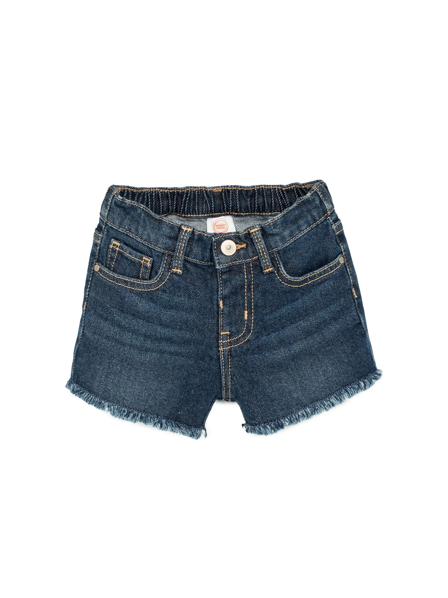 Wonder Nation Toddler Girl Denim Short, Sizes 12M-5T | Walmart (US)
