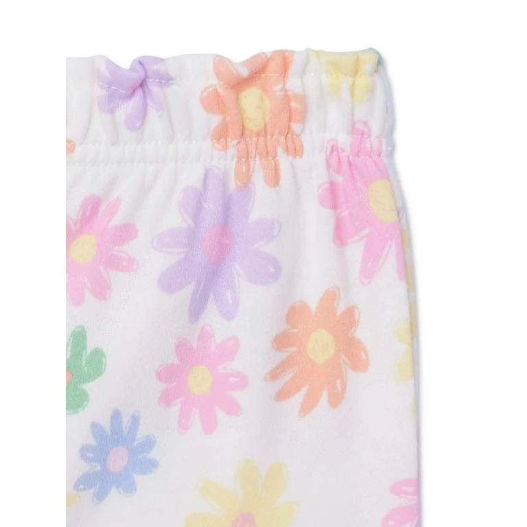 Garanimals Toddler Girl French Terry Print Short, Sizes 18M-5T | Walmart (US)
