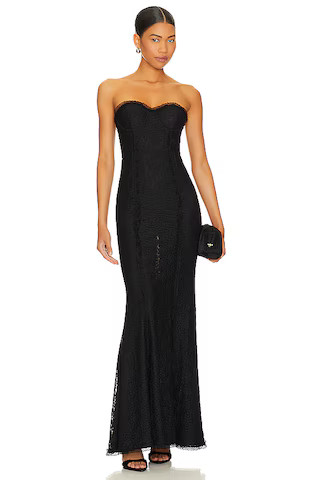 MAJORELLE Mari Elena Gown in Black from Revolve.com | Revolve Clothing (Global)