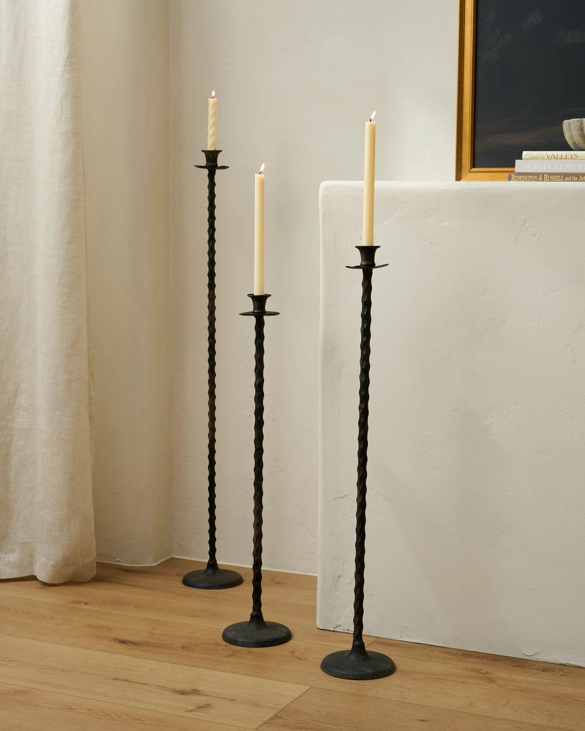 Oversized Iron Taper Holder | Magnolia
