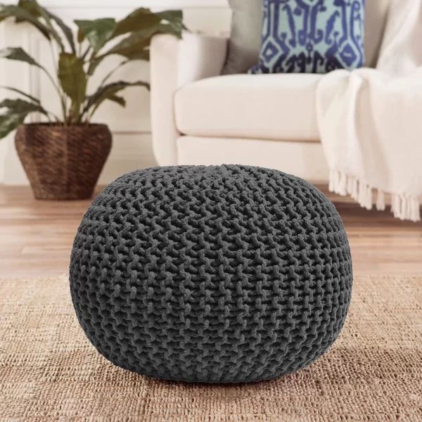 20" Wide Round Pouf Ottoman | Wayfair North America