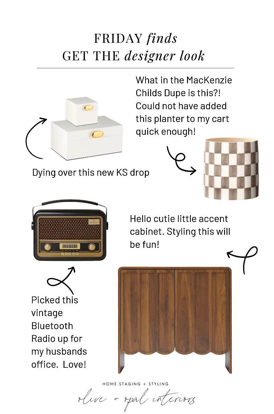 Back with our Friday Finds round up … it’s a good one this week as you’ll find a little something for every room in your home. Big or small updates, we’re here for them all! 
#oliveandopalinteriors #stlinteriordesign #stlhomeinspiration #springrefresh 

#LTKHome #LTKFindsUnder100 #LTKSpringSale