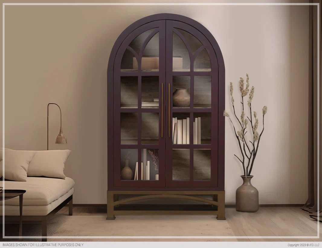 2 Glass Door Cabinet | Wayfair North America