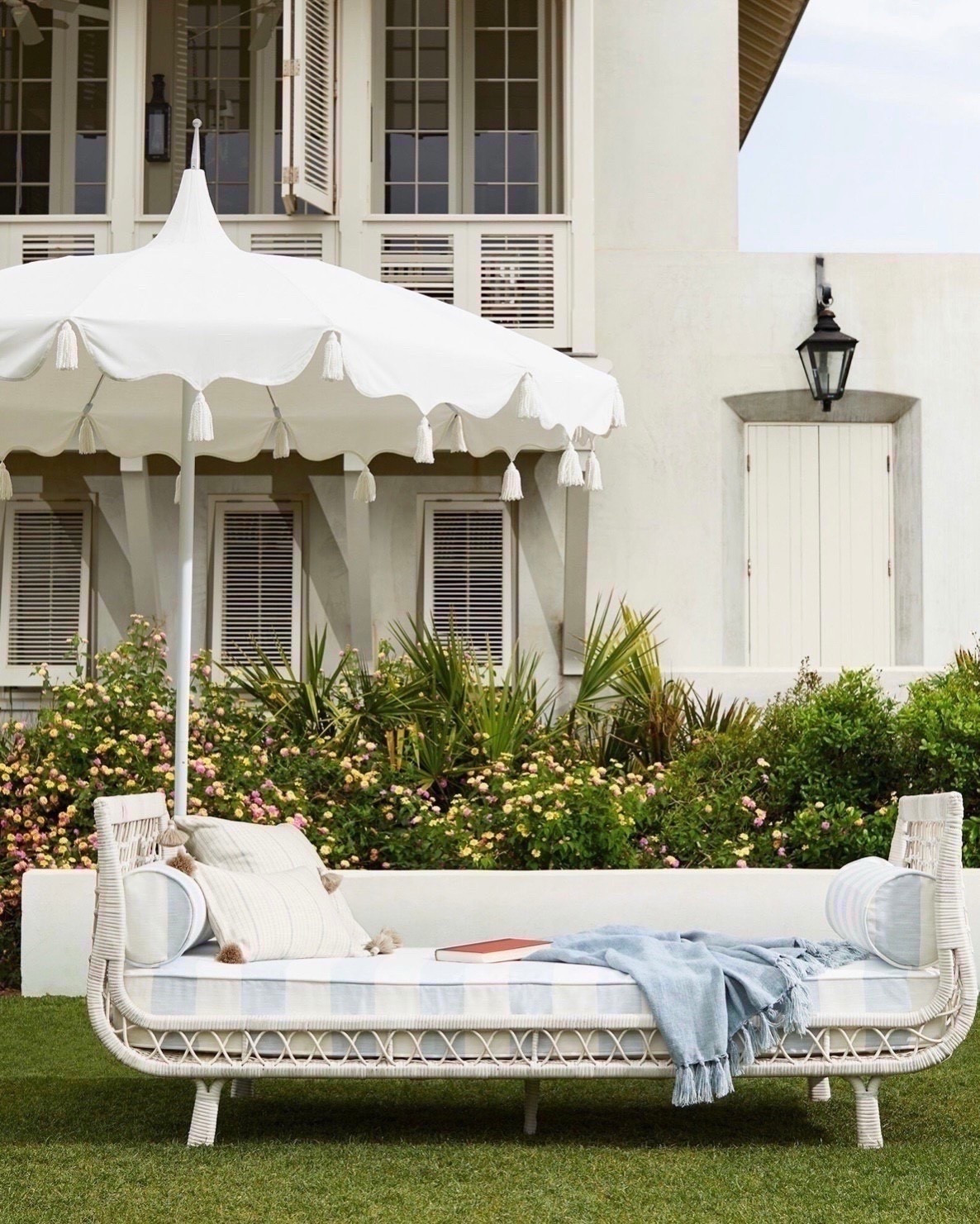 SecretsofYve: Tassle umbrella and daybed! 
#Secretsofyve #ltkgiftguide
Always humbled & thankful to have you here.. New posts daily at 3pm &4:15pm EST. @serena&lily
CEO: PATESI Global & PATESIfoundation.org
@secretsofyve : where beautiful meets practical, comfy meets style, affordable meets glam with a splash of splurge every now and then. I do LOVE a good sale and combining codes! #ltksalealert #ltku #ltkover40 #ltkpetite #ltkplussize #ltkmidsize secretsofyve 

#LTKHome #LTKmomlife #LTKSeasonal