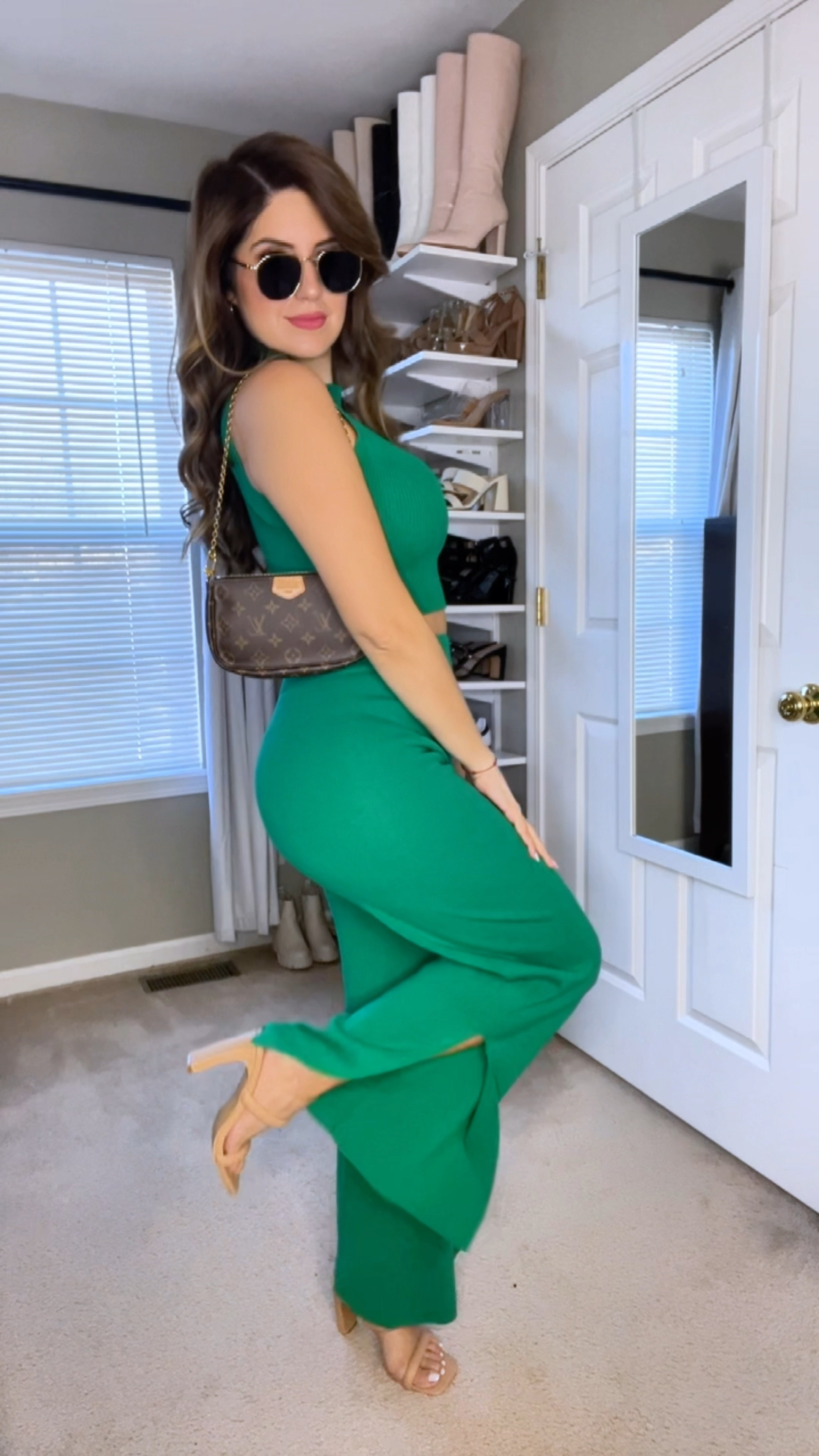 Ive never bought something so fast 💚

Wearing aize small 

#LTKMostLoved #LTKVideo #LTKSpringSale