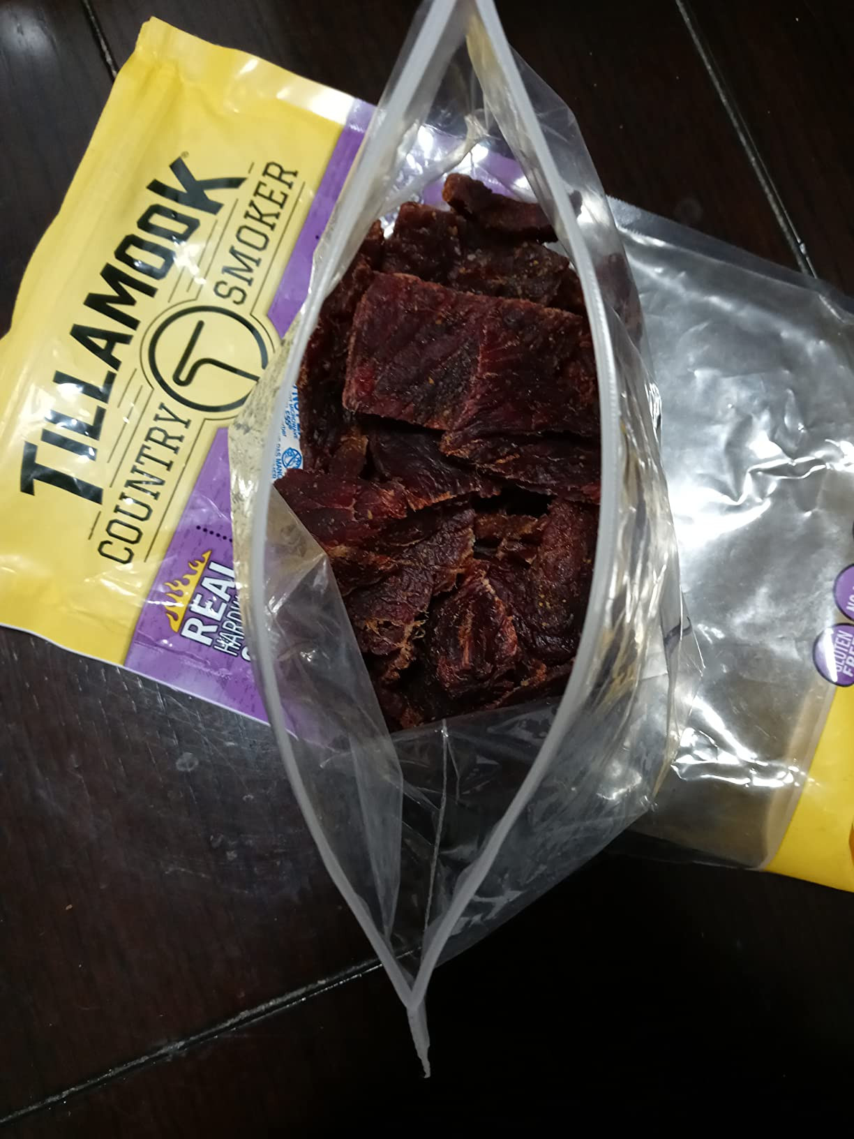 Tillamook Country Smoker Real Hardwood Smoked Beef Jerky, Old Fashioned, 10 Ounce | Amazon (US)