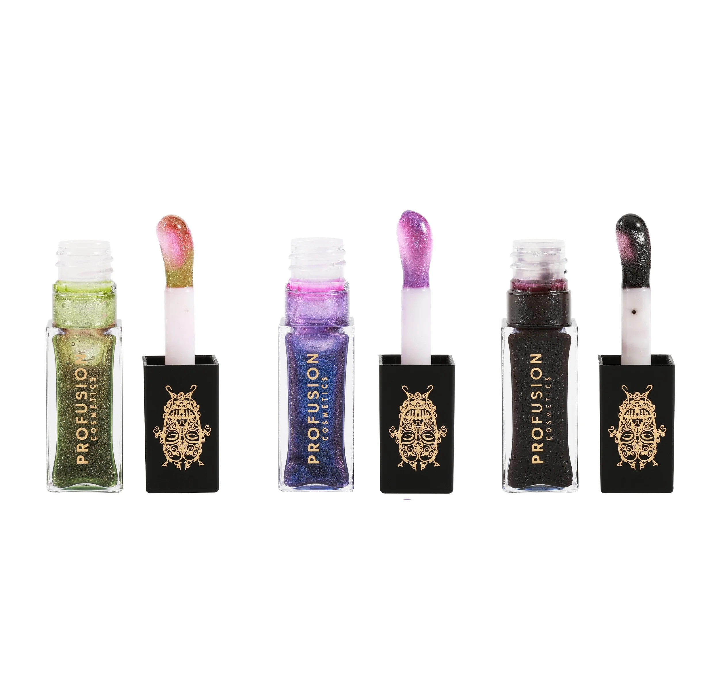 Profusion Cosmetics Harry Potter Death Eater Bite Color Changing Shimmer Lip Oil 3 pc Set | Walmart (US)