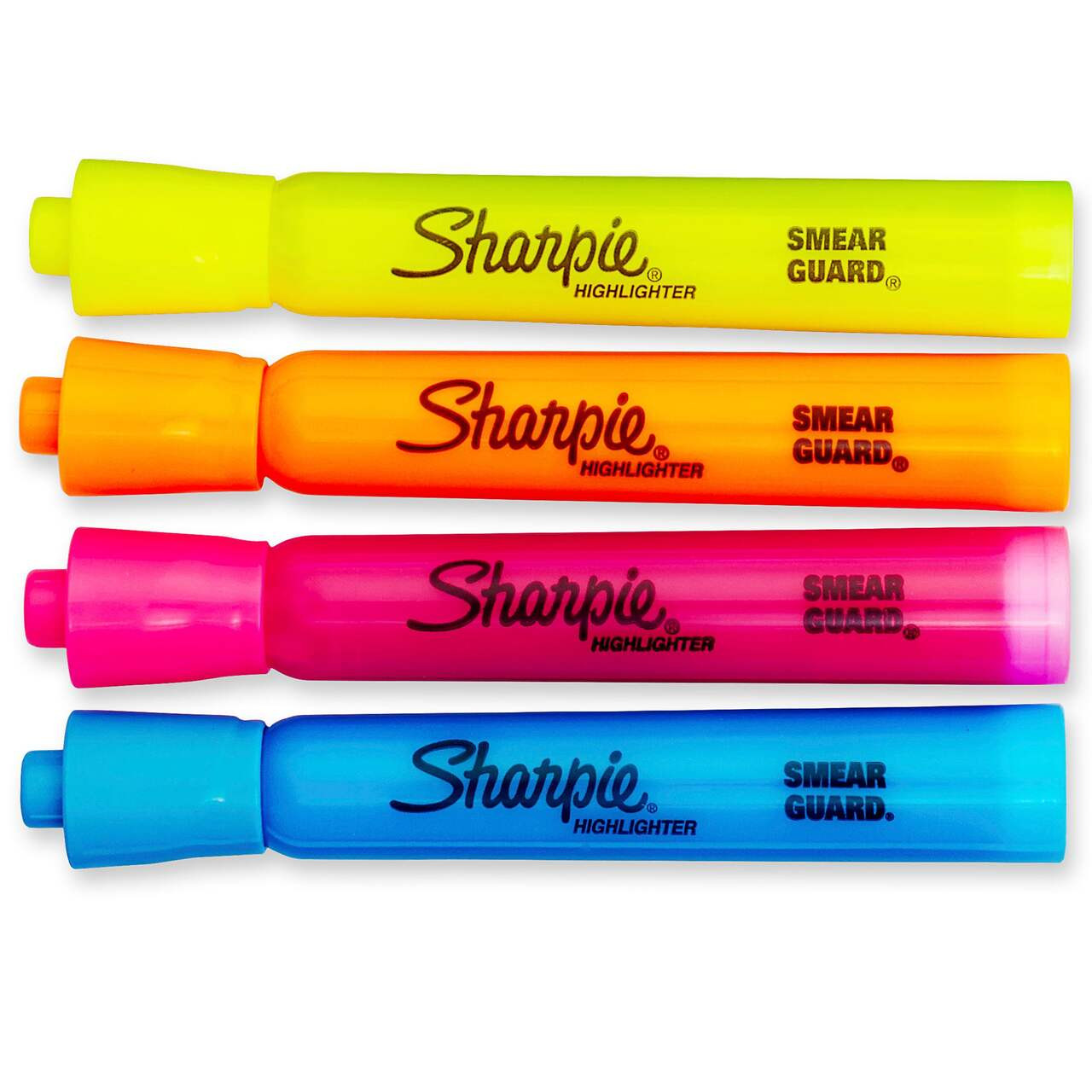 Sharpie Tank Highlighters, Assorted Colours, Chisel Tip, 4 Count | Canadian Tire