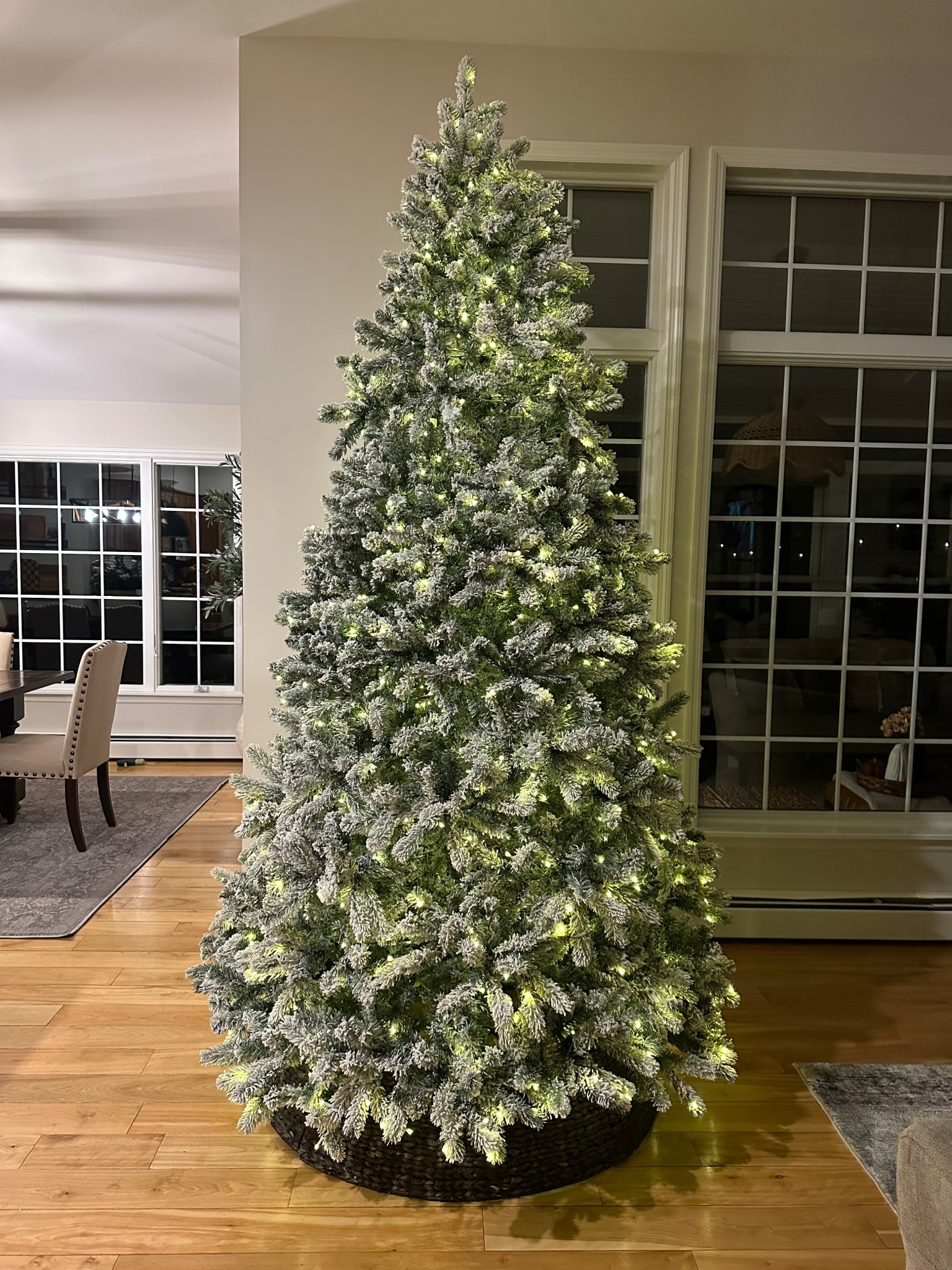 King of Christmas 9ft flocked king tree ! No filter 

#LTKHome #LTKHoliday #LTKSeasonal