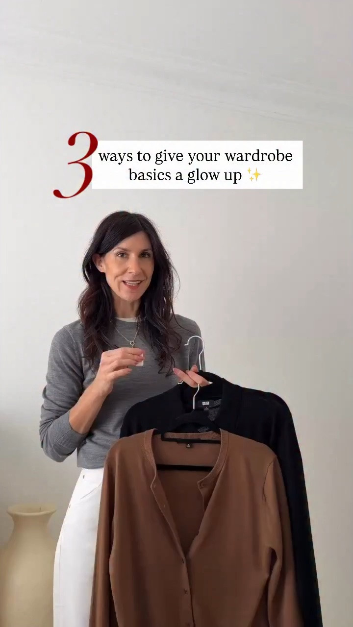 3 ways to give your wardrobe basics a glow up styling the new @uniqloau 100% Australian Merino Wool Knits 🐑❤️ The wool is locally sourced, and has had a non-shrink treatment applied - this means it’s safe to launder in the washing machine on a cold setting (and it’s pilling resistant, too! 👏🏻) [AD]

1 | Make it the focal piece. A great way to do this is by colour blocking, using that striking shift in colour to direct the eye.

2 | Use modern layering. I love a visible layer peeking out at the neckline, or we can go for an on-trend moment with a flannel shirt tied at the waist 🖤

3 | Load it up with texture! If going monochrome, variation in texture makes the outfit feel more dynamic.

You can shop the new range of 100% Australian Merino Wool knitwear in-store at UNIQLO or via the website 👩🏻‍💻 Comment SHOP & and I’ll send you details of all the UNIQLO pieces I styled 💌