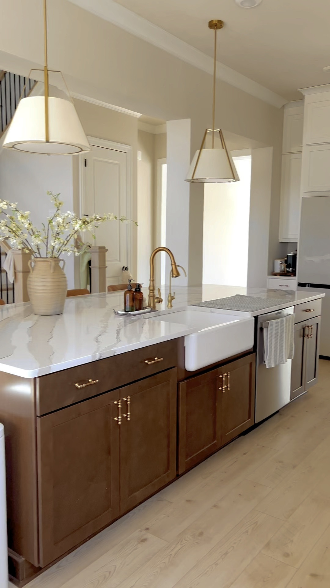 My transitional kitchen. Two-tone cabinets are still very much loved! 

#LTKhome