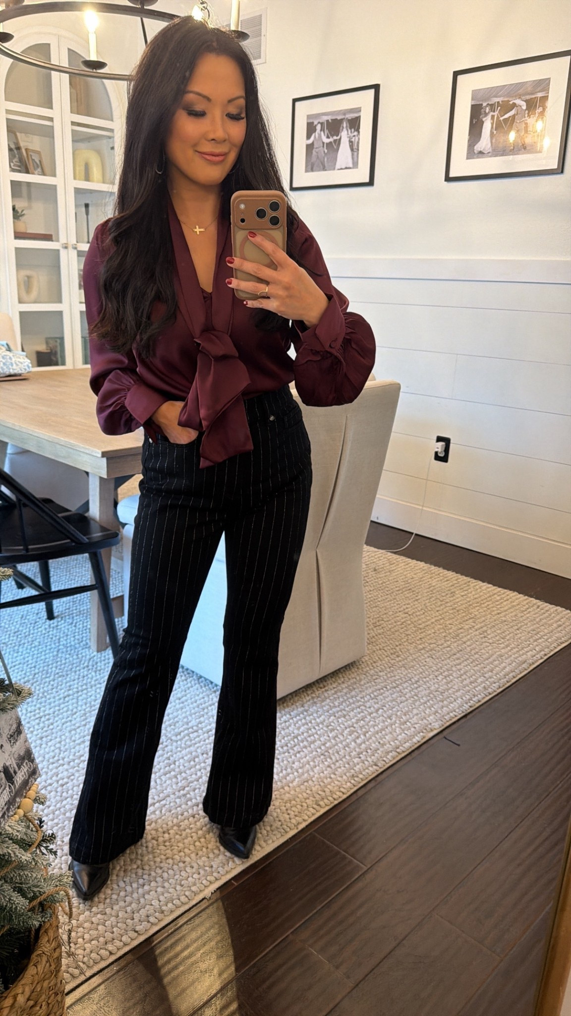 Party pants! Pinstripped, but make them sparkly! ✨😂❤️ On major sale!!! $29! 

#LTKFindsUnder50 #LTKFindsUnder100 #LTKHoliday