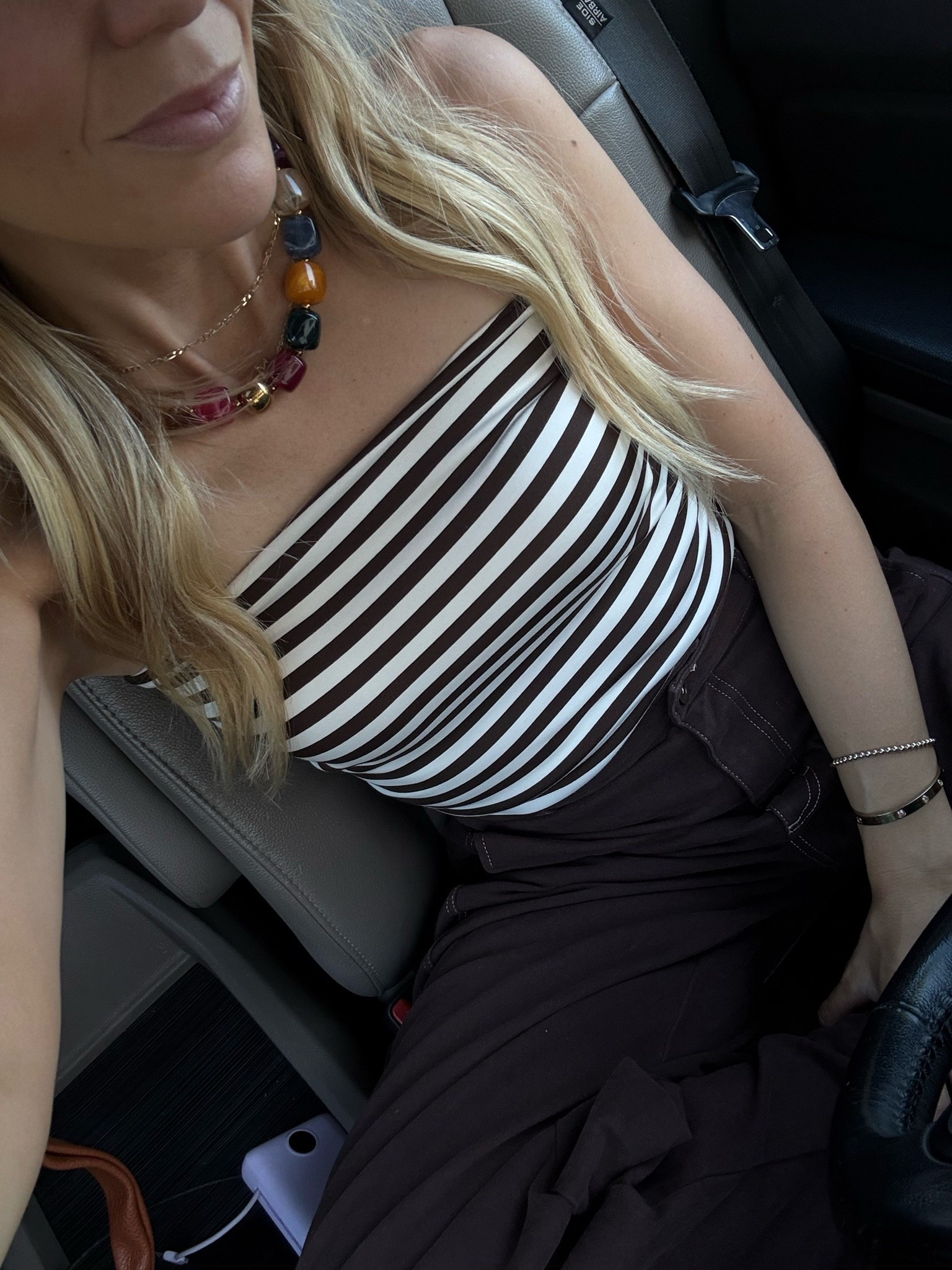 Prepare to see this necklace on repeat this summer. 🤍✨

Top is the trending reversible tube top at target! Wearing an XS.

#LTKdayinmylife #LTKgrwm #LTKootd