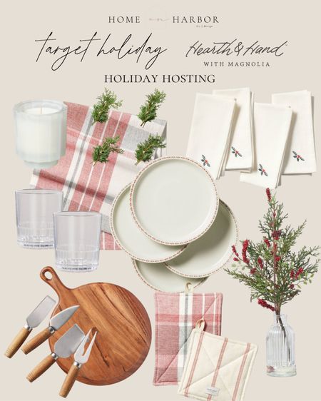 Holiday hosting finds from Target! Plaid accents, faux stems, festive napkins, charcuterie board, plates, glasses and more! 

#LTKHoliday #LTKparties #LTKSeasonal