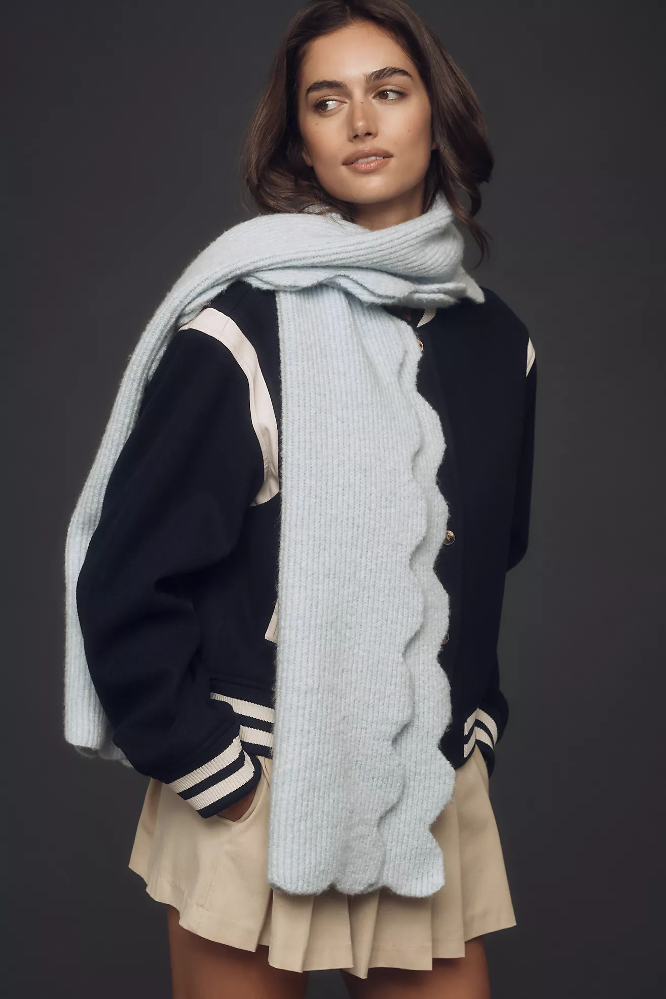 Maeve Scallop Scarf | Anthropologie (US)