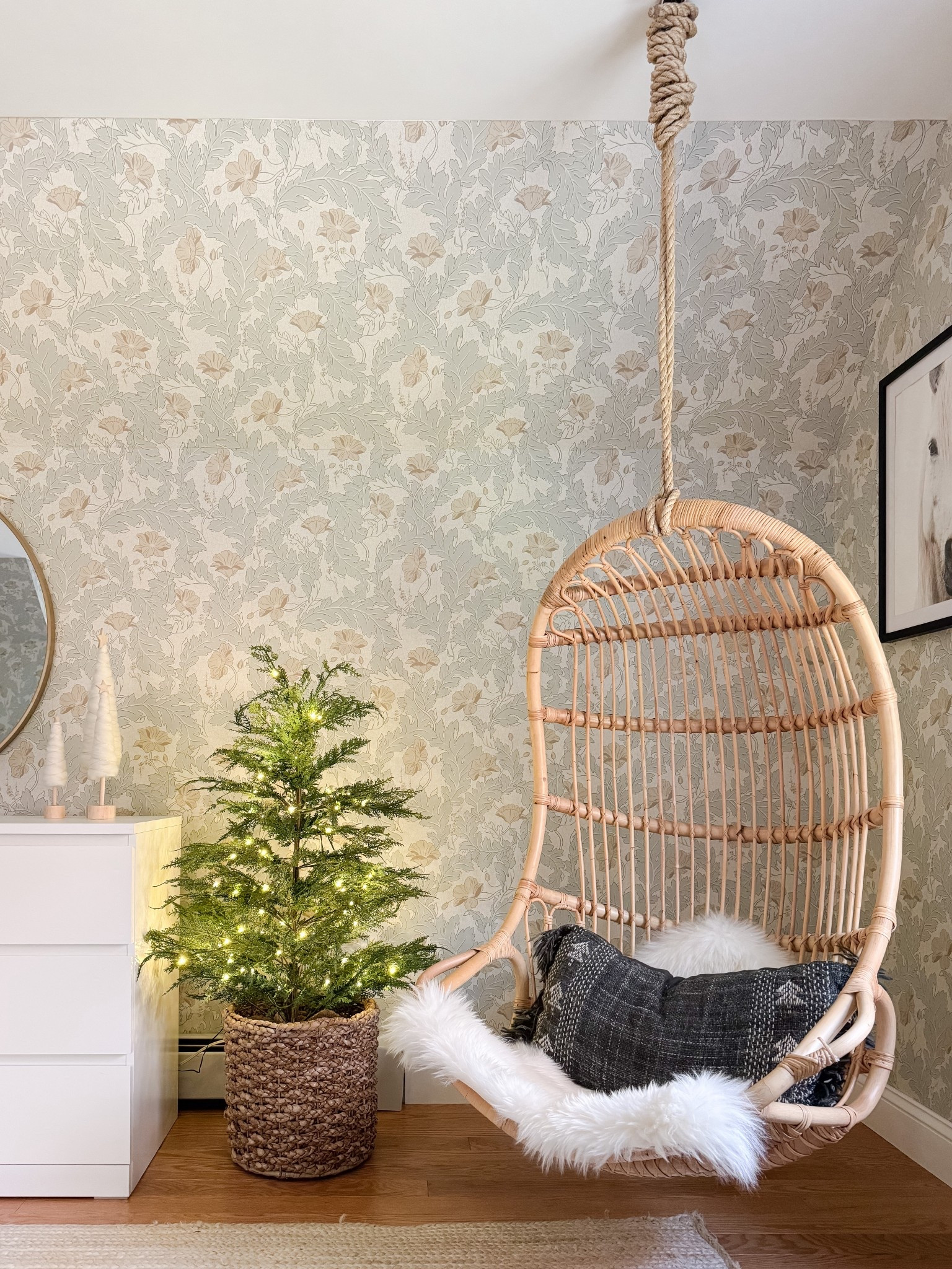 Mini Christmas tree bedroom Serena and lily swing Amazon swing holiday decor Christmas decor girls bedroom holiday decor 

#LTKHome #LTKHoliday