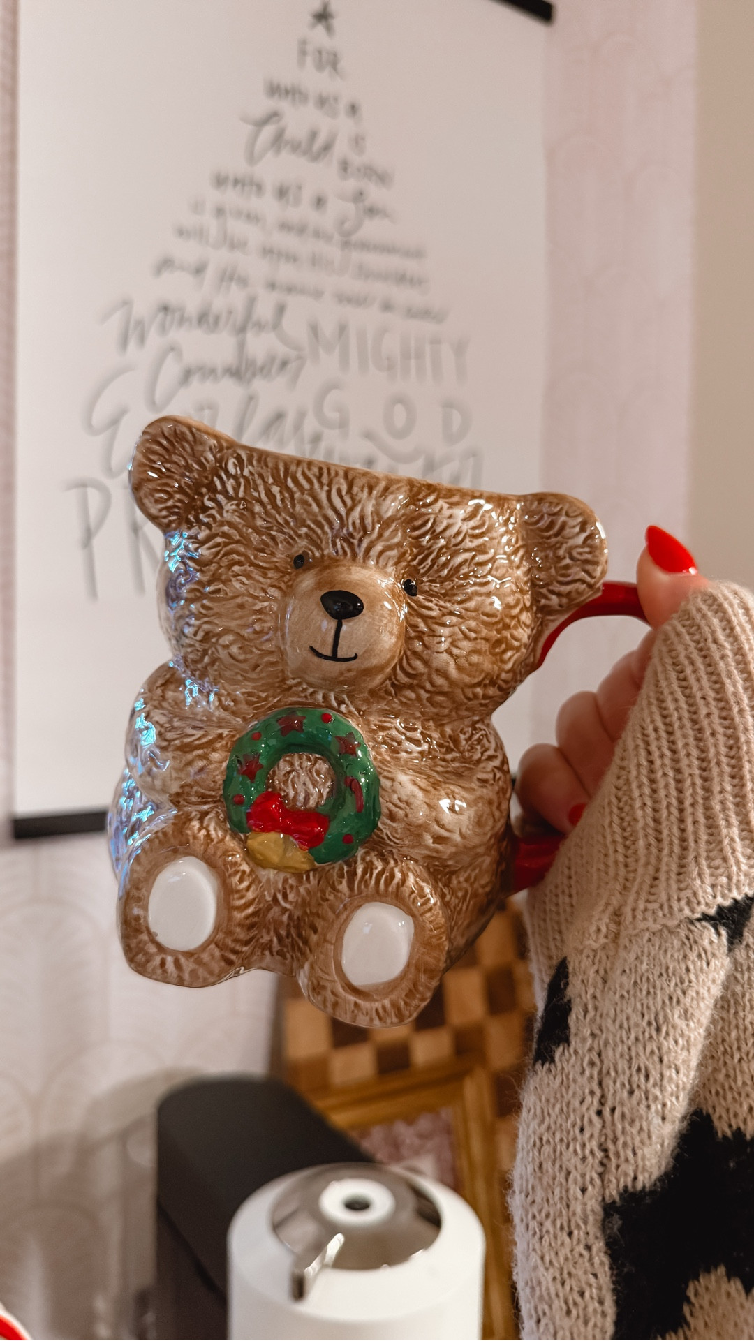 I didn’t realize how much I needed a little Christmas coffee bar refresh until I started pulling out my mugs🤎☕️🎄

Between the cozy details, my Christmas mug collection, and yes… the bear jar + mug everyone’s loving right now, this little corner instantly became my favorite spot in the house again.

I love how simple seasonal styling — even on something small like a coffee bar setup — can make everyday routines feel a little more magical.


.
.
.

#christmascoffeebar 
#christmasdecor 
#holidaycoffee 
#cozyhome 
#christmasaesthetic 
#coffeebardecor 
#christmasmugs 
#holidaystyling 
#neutralchristmas 
#cozykitchen 
#christmasinspo 
#amazonfinds 
#cozycorners

#LTKHoliday #LTKSeasonal #LTKHome