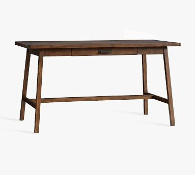 Mateo 56" Rustic Desk with Drawer | Pottery Barn (US)