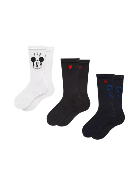 Disney x lululemon *Men's Daily Stride Comfort Crew Socks 3 Pack | Men's Socks | lululemon | Lululemon (US)