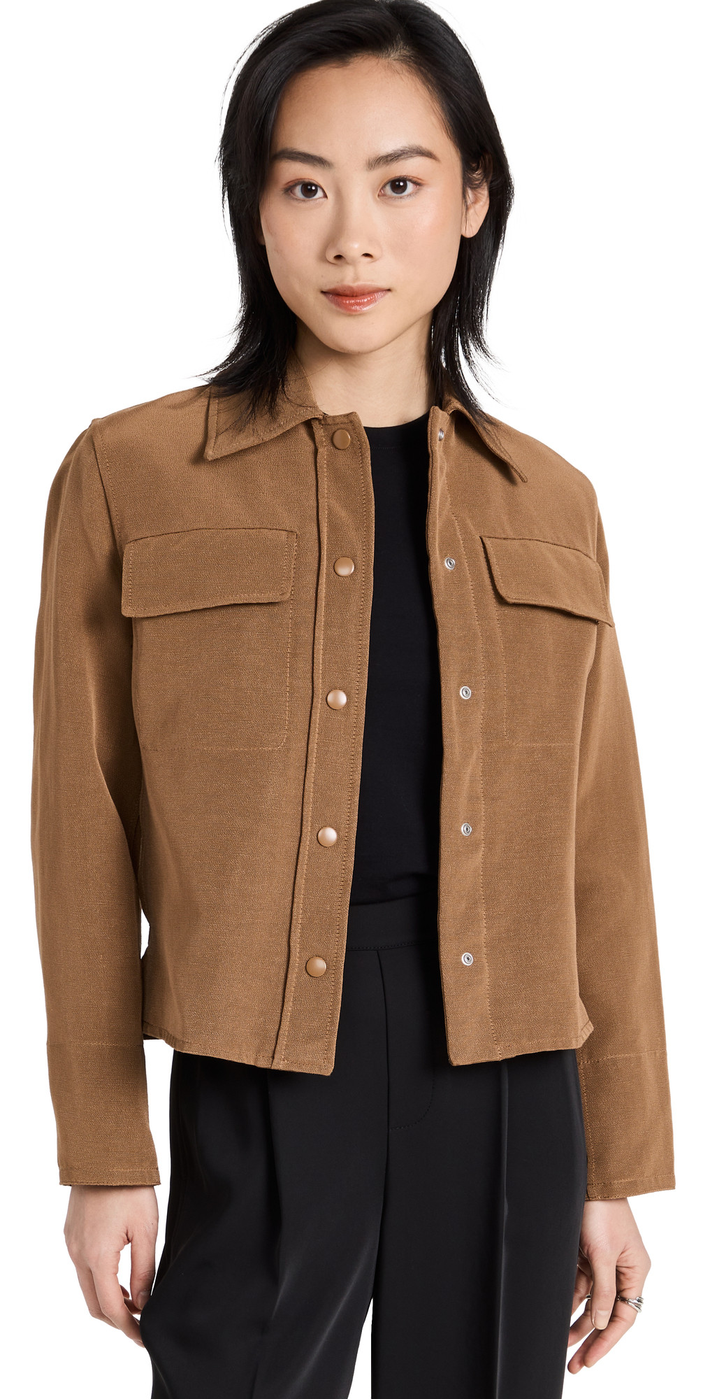 Vince Textured Shirt Jacket | Shopbop