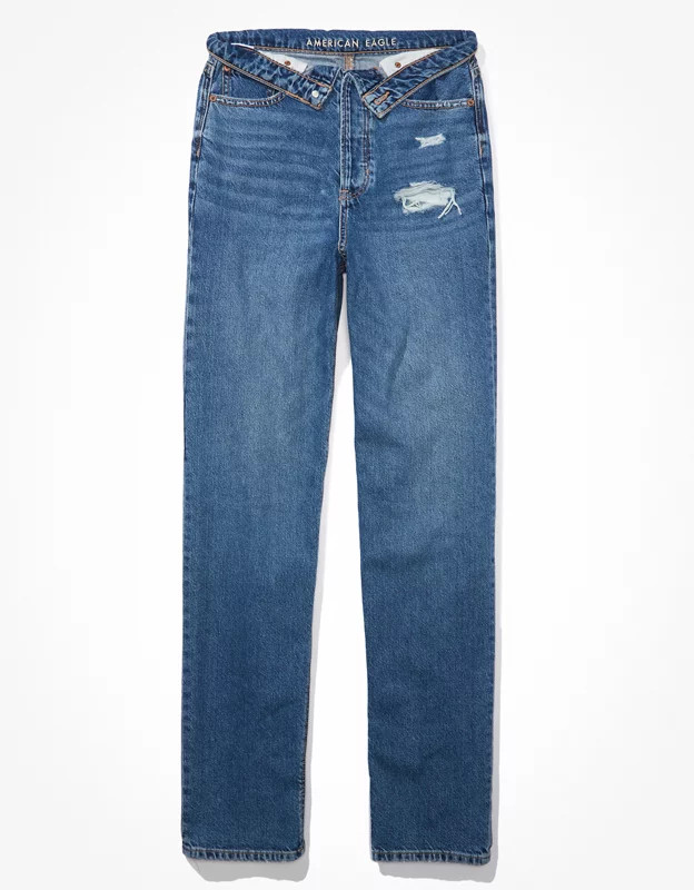 AE Highest Waist Baggy Straight Jean | American Eagle Outfitters (US & CA)