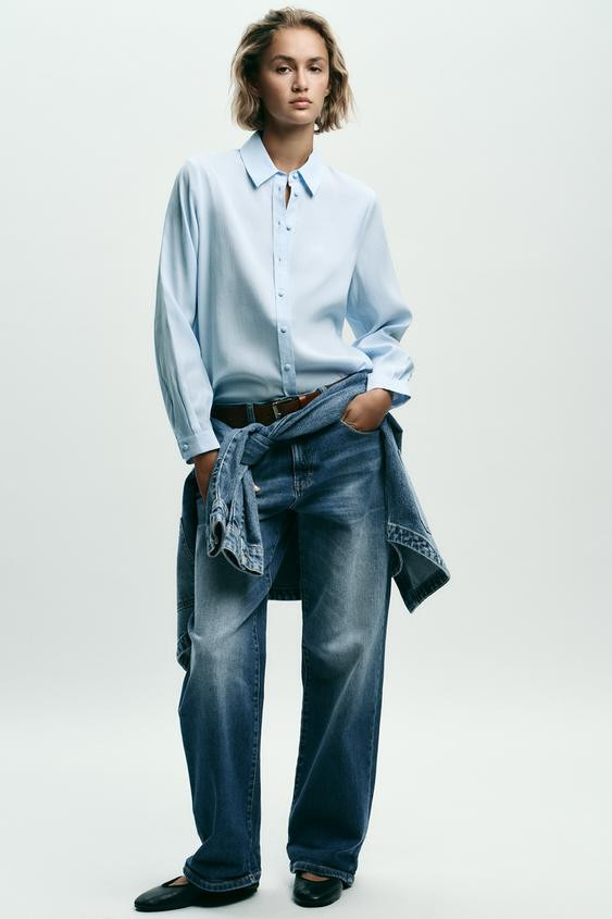 SOFT TOUCH FLOWY SHIRT | Zara US