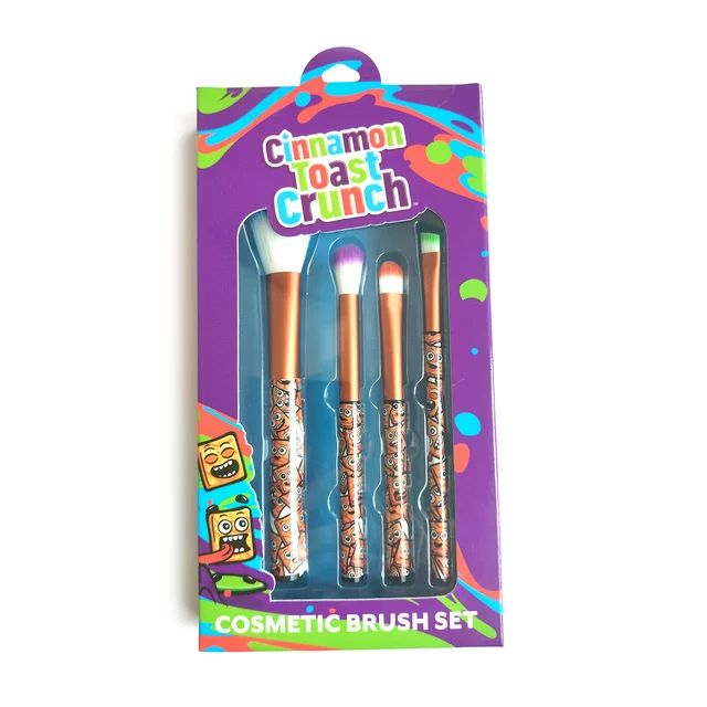 Cinnamon Toast Crunch 4PC Cosmetic Brush set | Walmart (US)