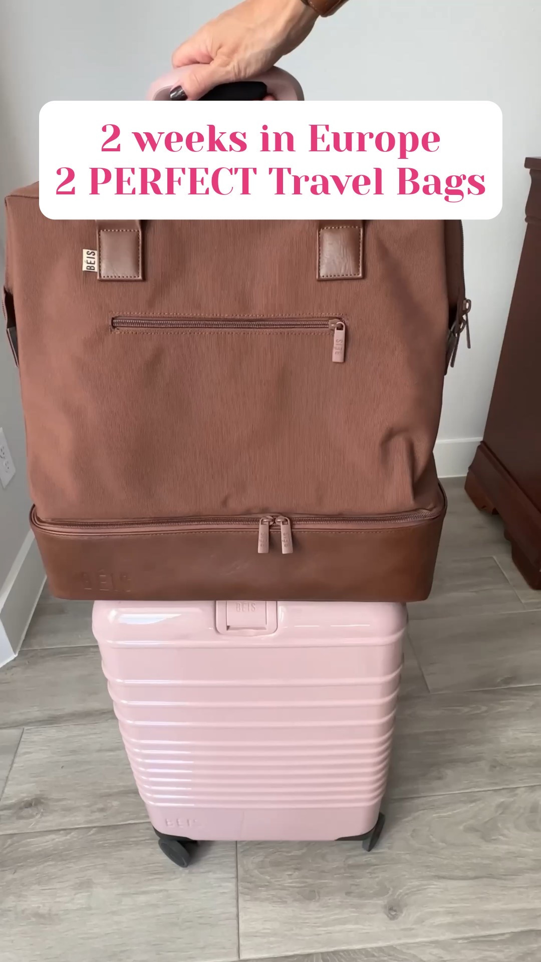 THE bags will pack for 2 weeks of travel & look cute traveling with it😉

#LTKTravel