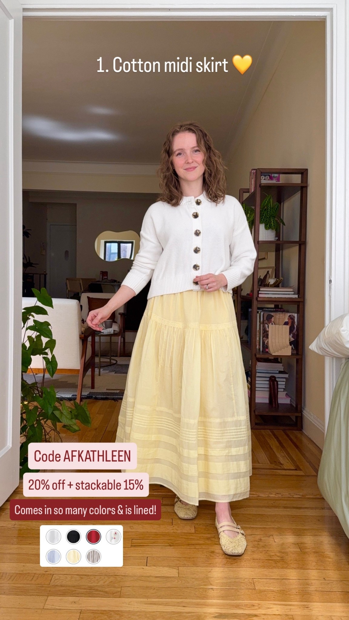 This weeks best seller!
Abercrombie 100% cotton midi skirt 
Xs petite, lined & stretchy waist 
20% off + 15% w/ code AFKATHLEEN 


#LTKSaleAlert #LTKPetite #LTKootd