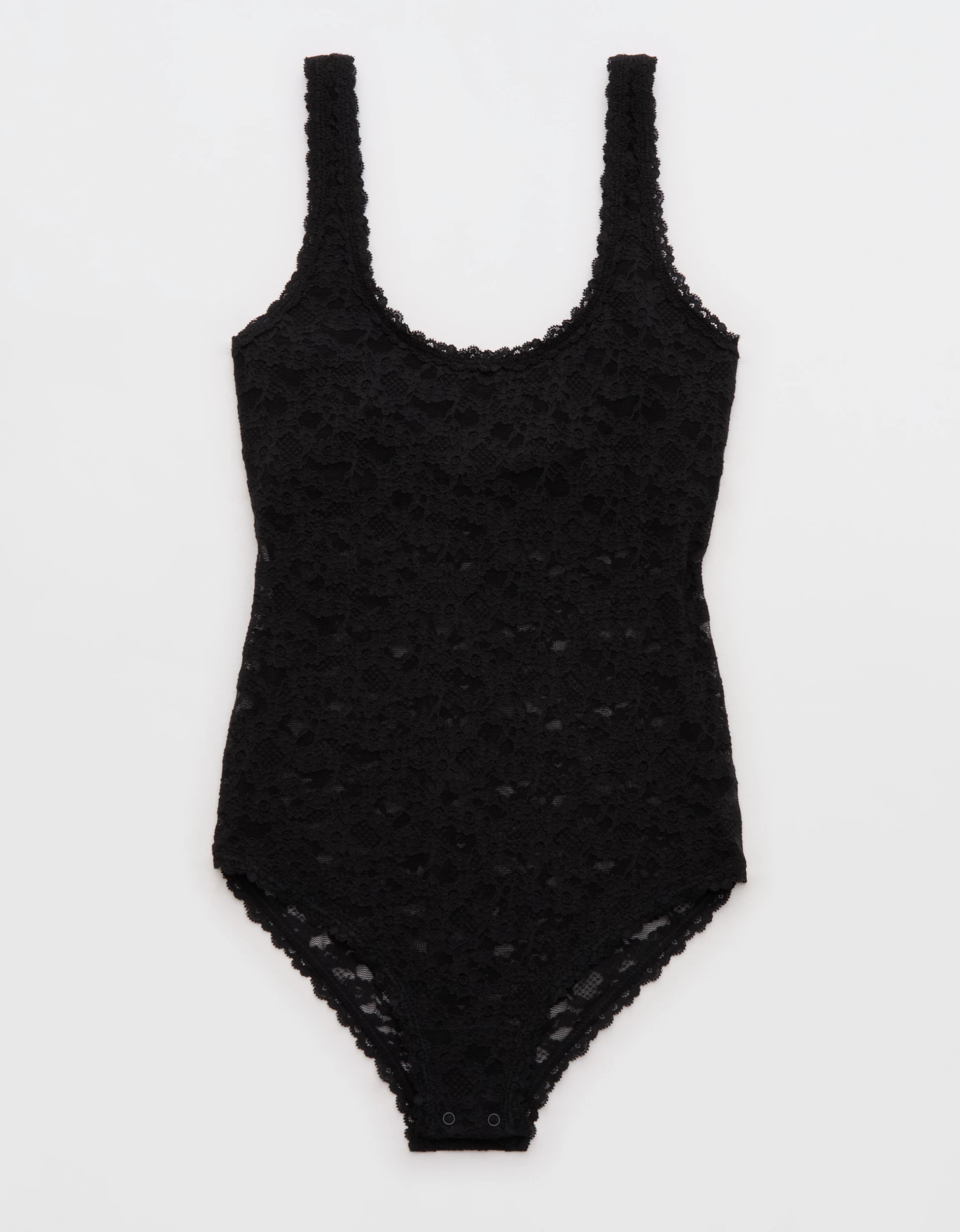 Show Off Vintage Lace Scoop Bodysuit | Aerie