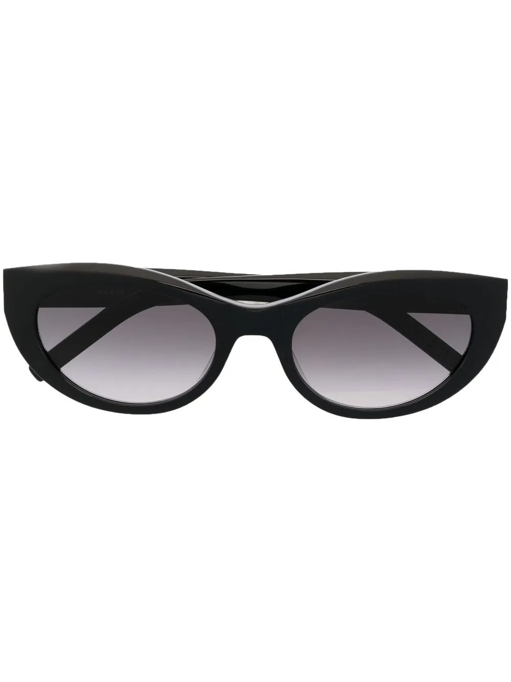 Saint Laurent Eyewear SL M115 Rounded cat-eye Sunglasses | Black | FARFETCH | Farfetch Global