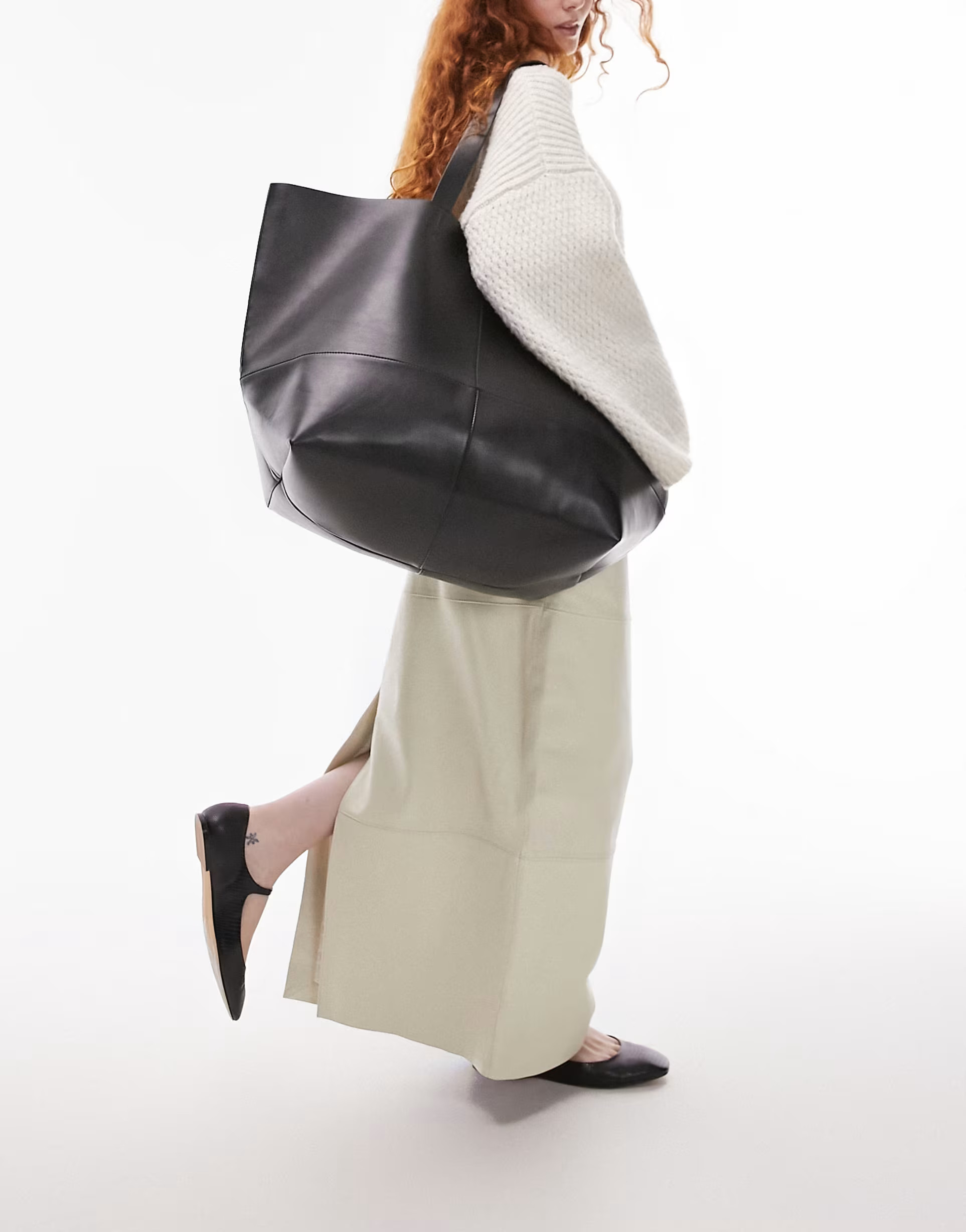 Topshop - Tink - Tote tas in zwart | ASOS (Global)