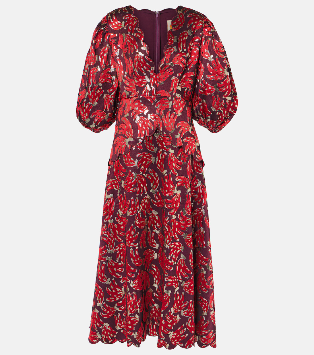 Bossa Banana jacquard midi dress | Mytheresa (US/CA)