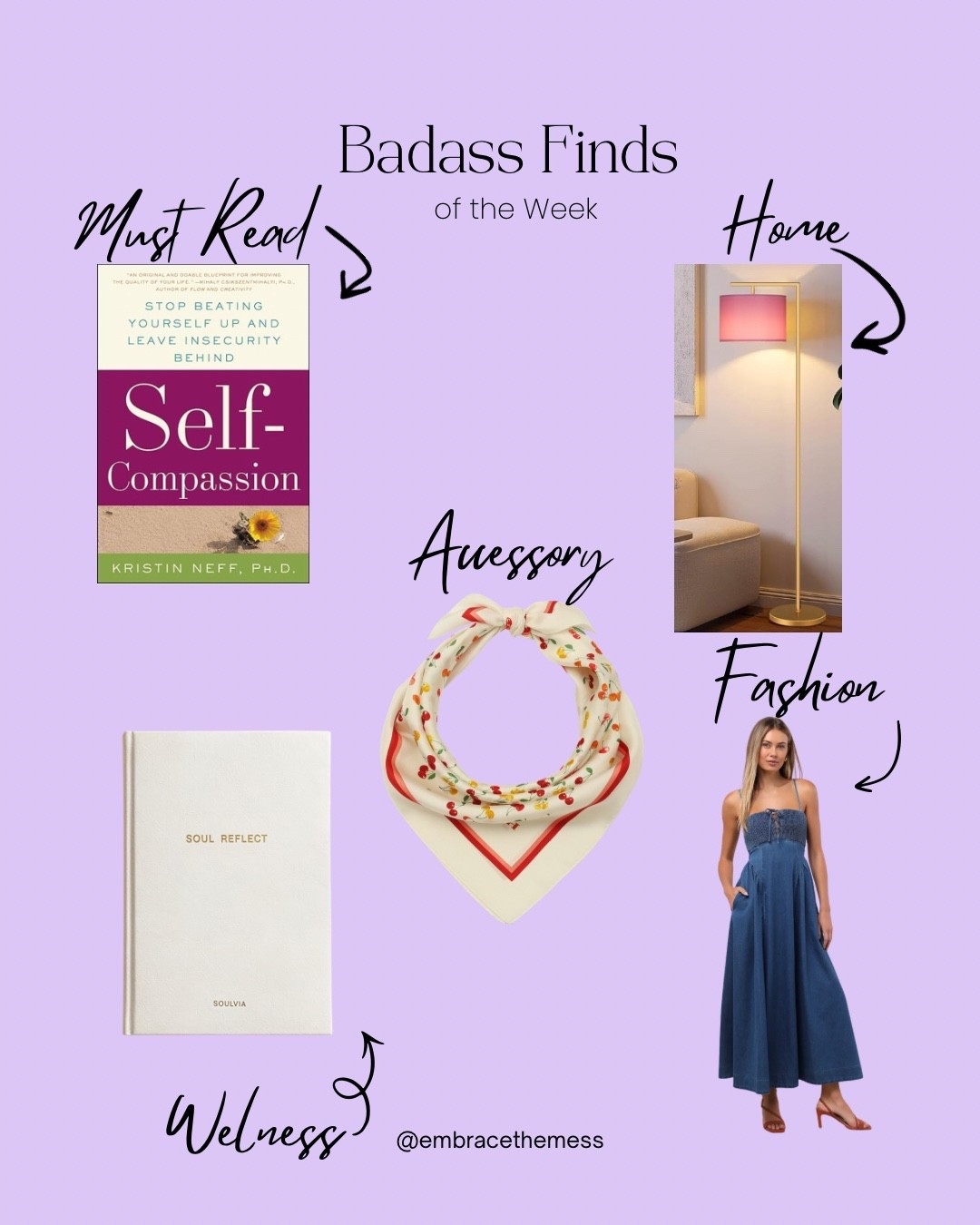 This week’s Badass Finds are all about becoming, soft, intentional pieces for your closet, home, mindset, and little everyday rituals. Linking everything from this week’s Letters From The Mess newsletter ✨

#LTKdayinmylife #LTKselfcare #LTKgrwm