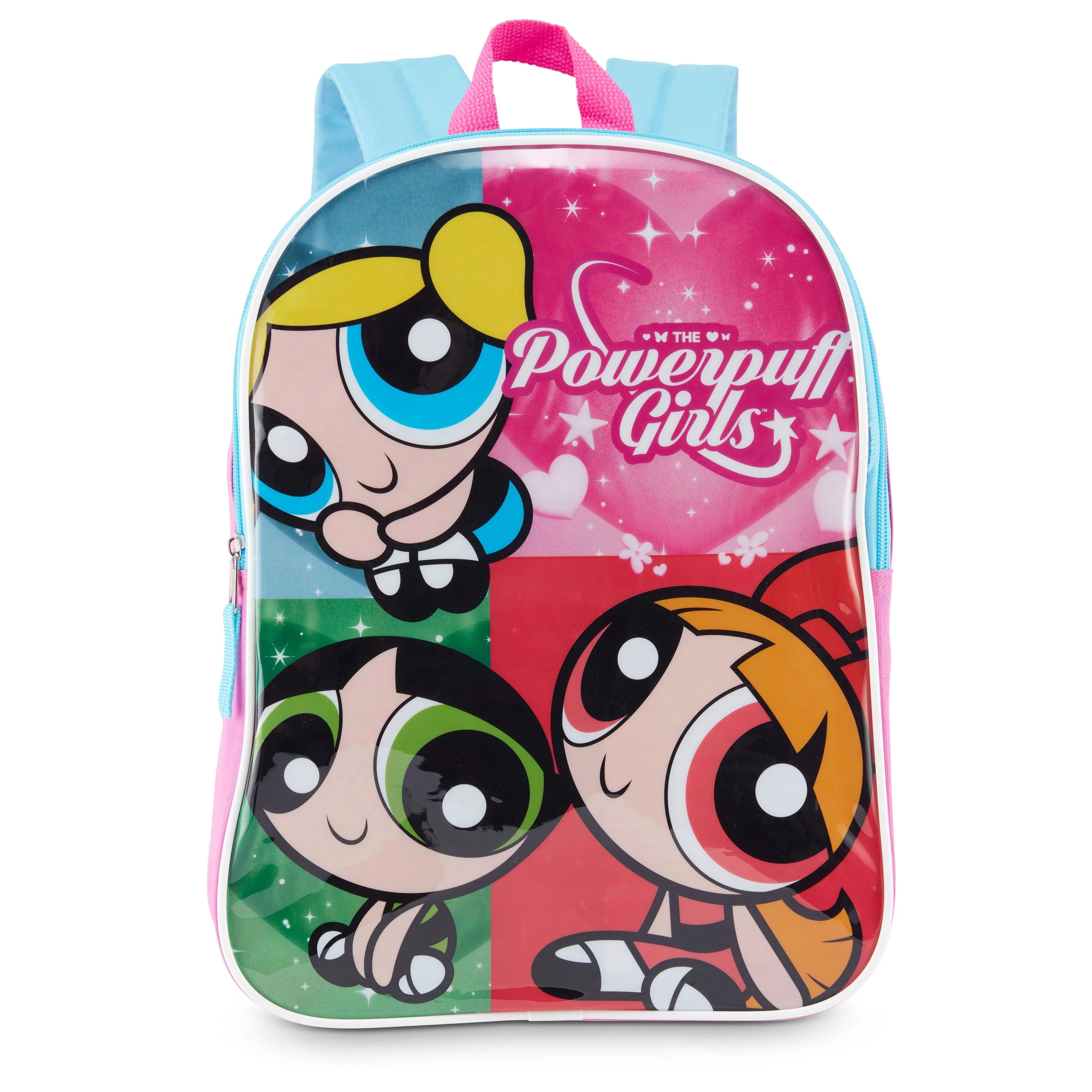 POWERPUFF GIRLS, 15" Girls' Backpack with Padded Straps & Zip Compartment - Ideal Toddler Bookbag... | Walmart (US)