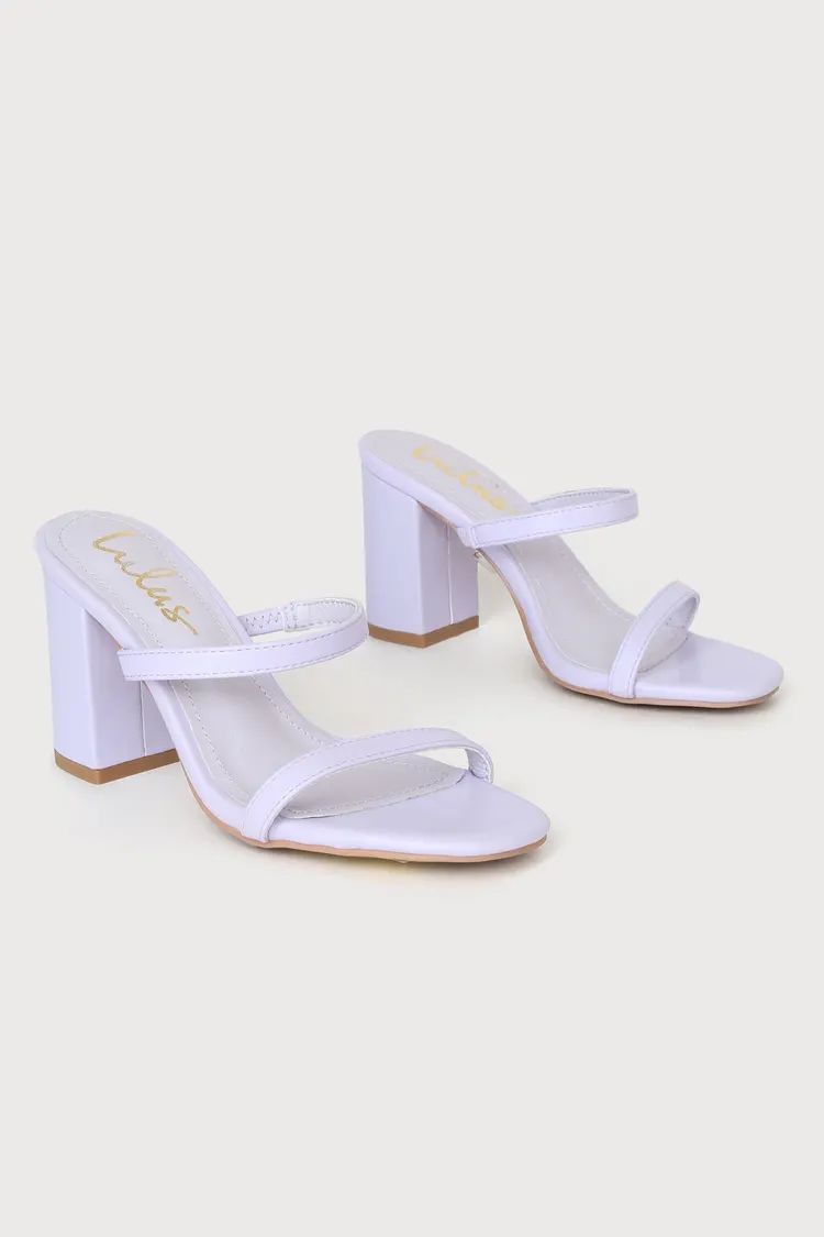 Ariellie Lavender High Heel Sandals | Lulus