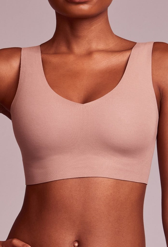 Rose Clay Cotton Bralette | EBY US