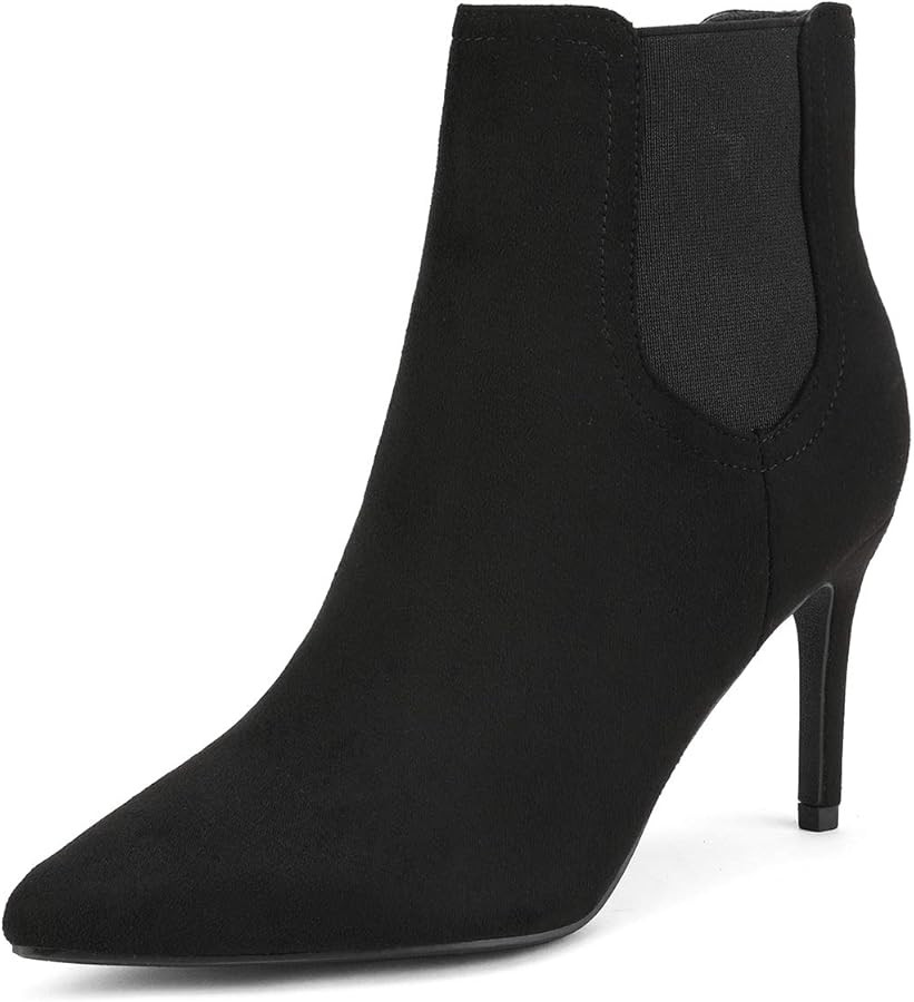 DREAM PAIRS Women's Pointed Toe Stiletto High Heel Ankle Booties | Amazon (US)