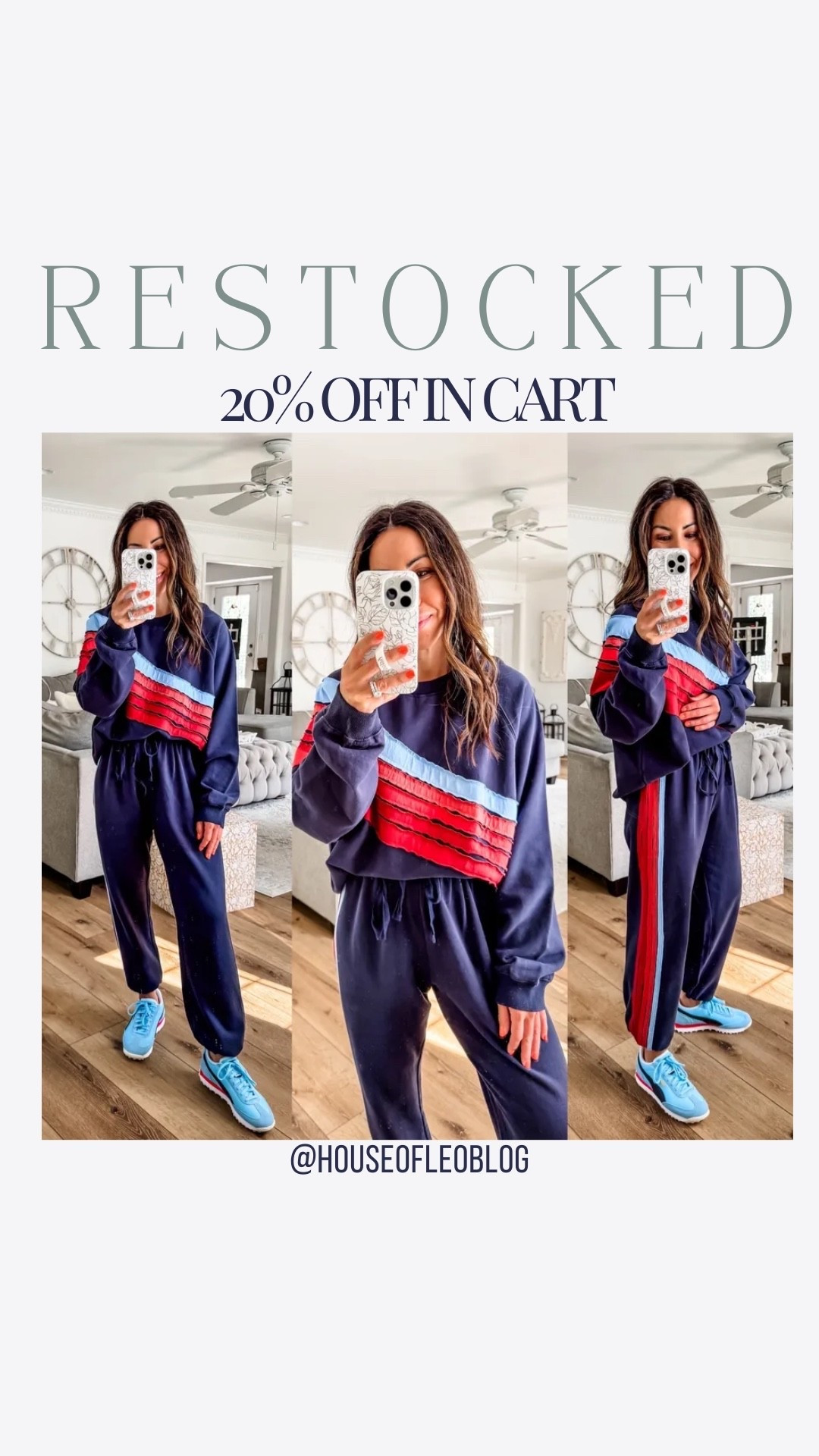 Wearing small sweatsuit. Sweatpants, joggers. 20% off in cart.

#LTKSaleAlert #LTKOver40 #LTKPetite