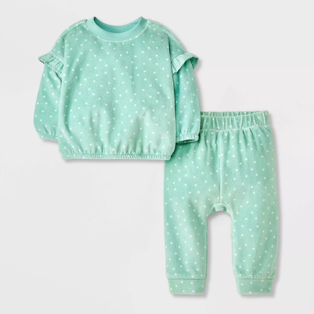 Baby Girls' Velour Top & Bottom Set - Cat & Jack™ | Target