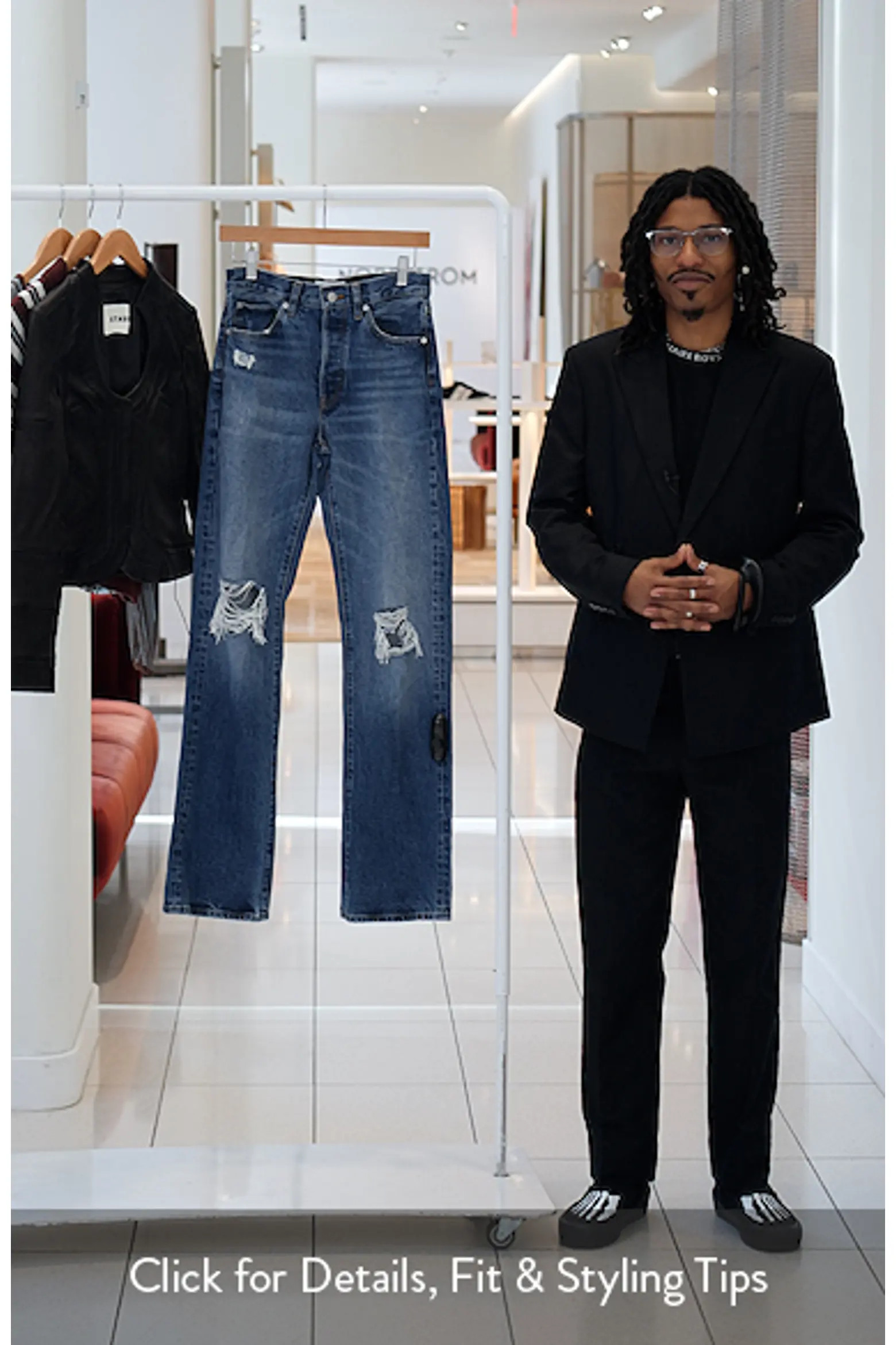 FRAME The Vertical High Waist Relaxed Straight Leg Jeans (Women) | Nordstrom | Nordstrom
