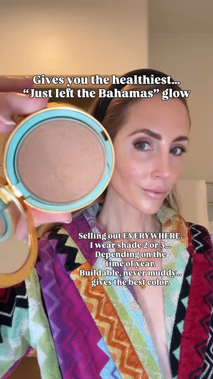 The best bronzer. Will make you feel like you just left the Bahamas and are ten years younger. Sells out fast so don’t miss out on it!




Gucci, Gucci bronzer, makeup, tan

#LTKgrwm #LTKselfcare #LTKmorningroutine