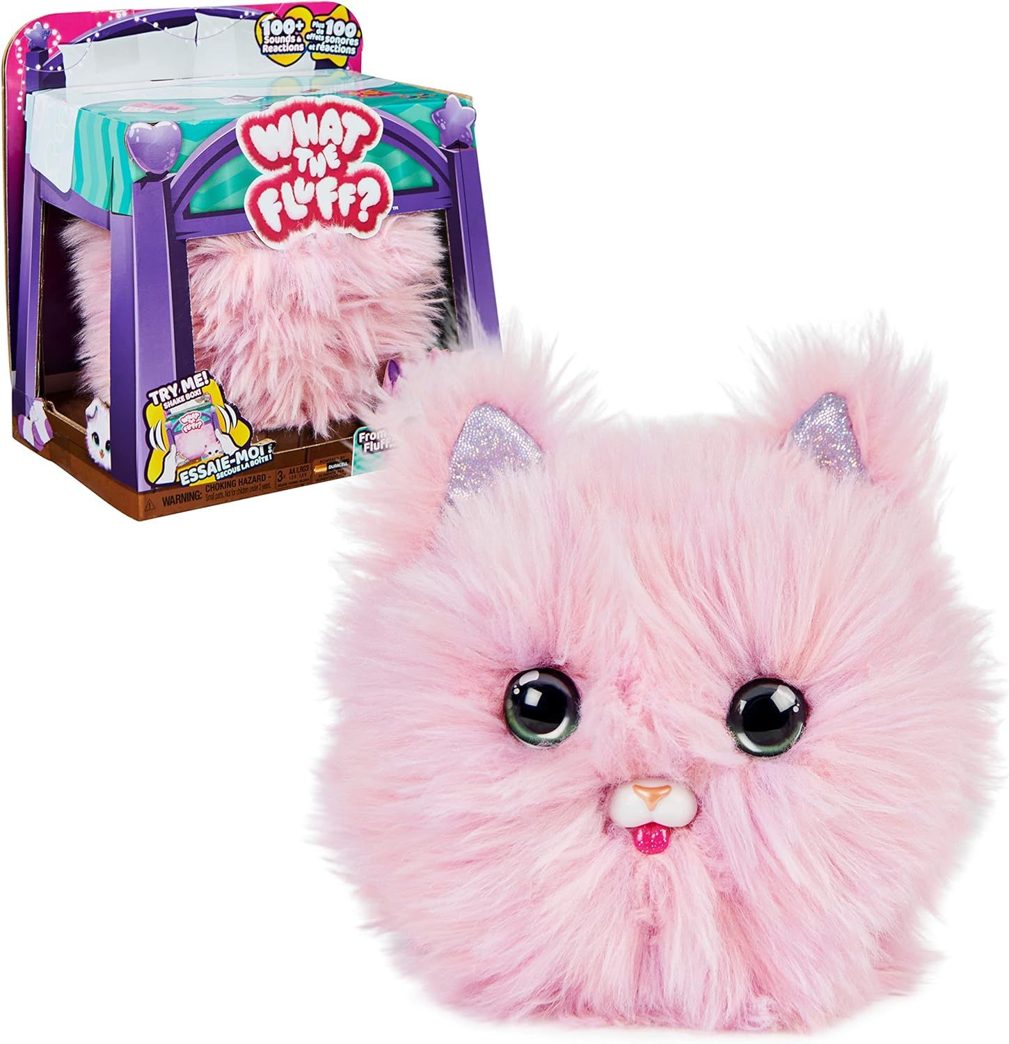 Purr ‘n Fluff, Surprise Reveal Interactive Toy Pet with Over 100 Sounds and Reactions, Kids Toy... | Amazon (US)