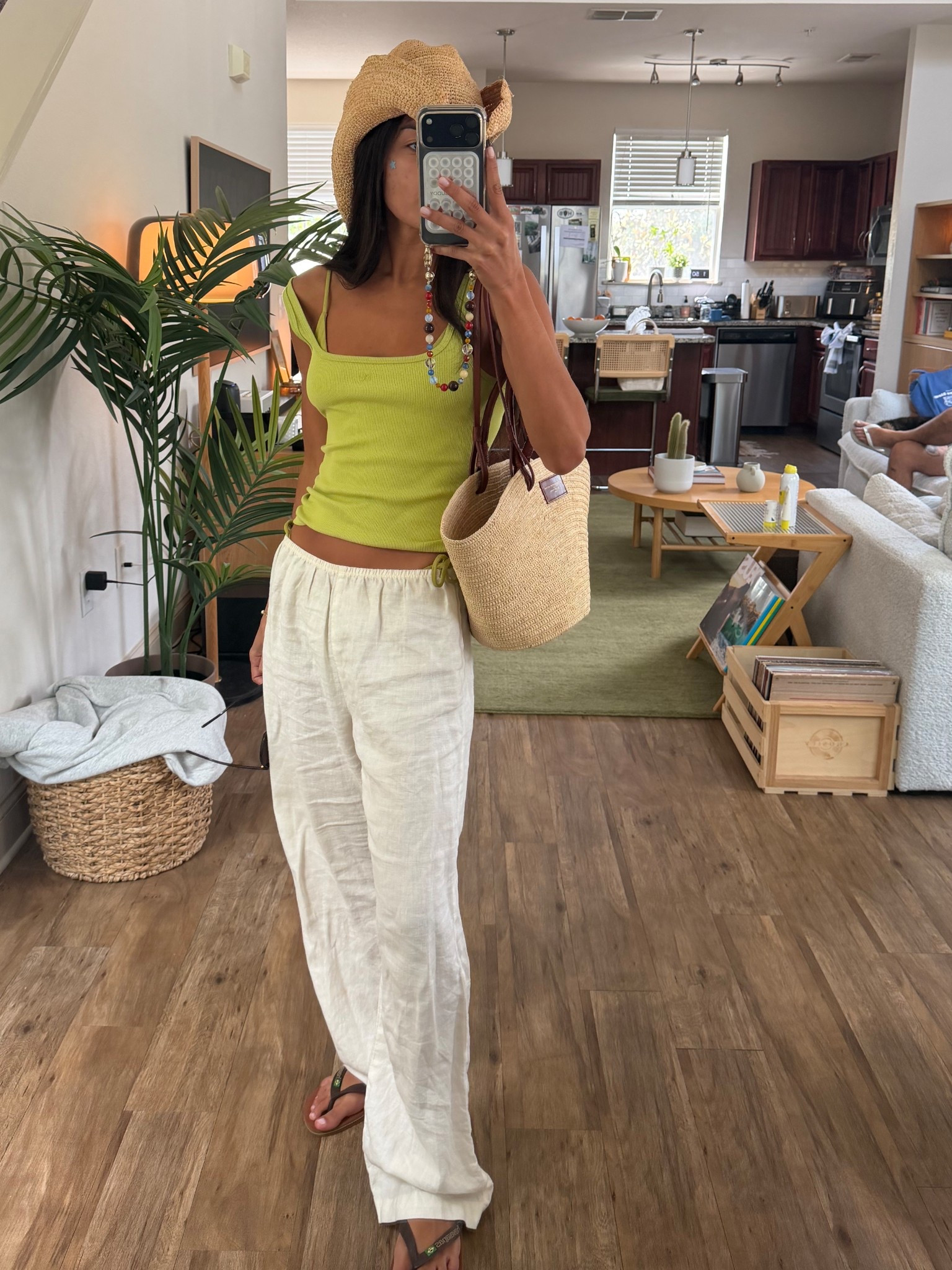 size small in pants & 4 in top! :)