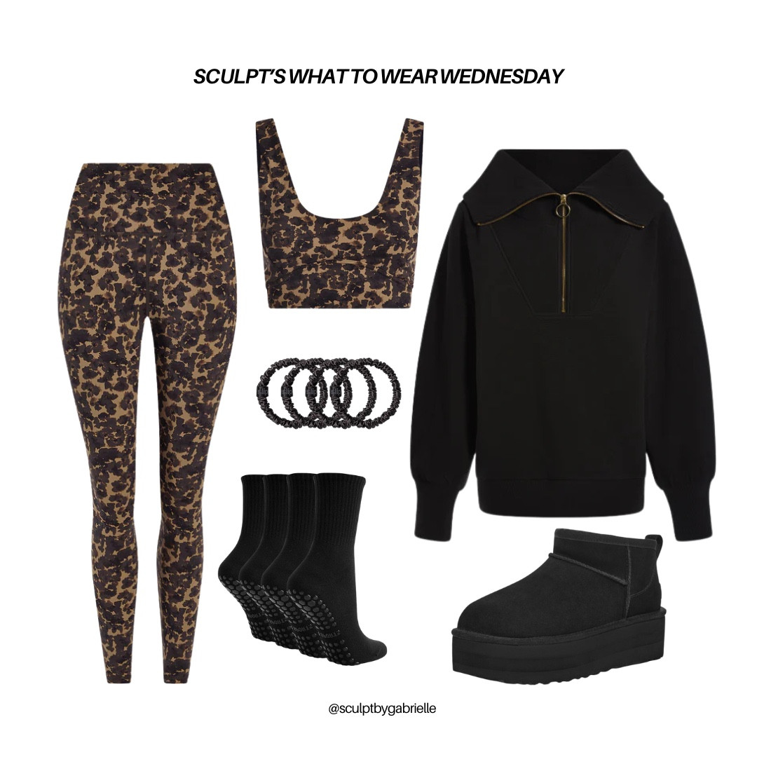 Cheetah print matching set for an elevated fall Pilates look 🐆 All Varley clothes, and matching uggs 

#LTKActive #LTKFitness