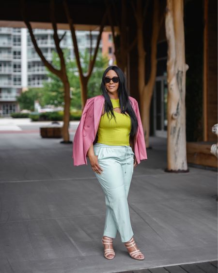 Only 27 more days till Spring! Looking forward to longer days, sunshine and blooms, being outsiiiiide, and Spring fashion! I got a jumpstart with these light pastel faux leather pieces paired with a vivid chartreuse knit top. 

What are you most excited for this Spring?


#LTKover40 #LTKSpringSale #LTKSeasonal