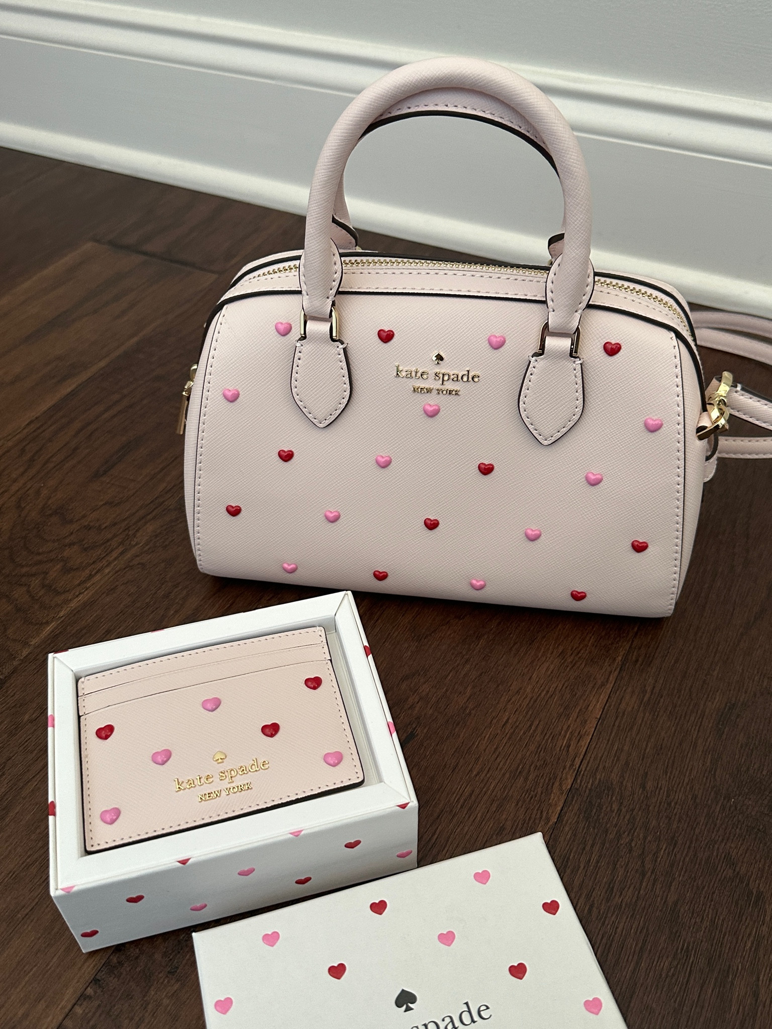 【Kate Spade】Boxed Madison Heart Studs Card Holder 国内発送 Madison Heart Studs Small Dolly … curated on LTK