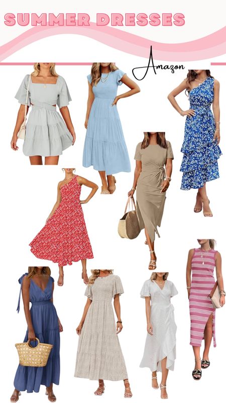 Amazon summer dresses roundup! Floral dresses, mini dress, casual summer dress, maxi dress, vacation dress

#LTKfindsunder50 #LTKfindsunder100 #LTKSeasonal